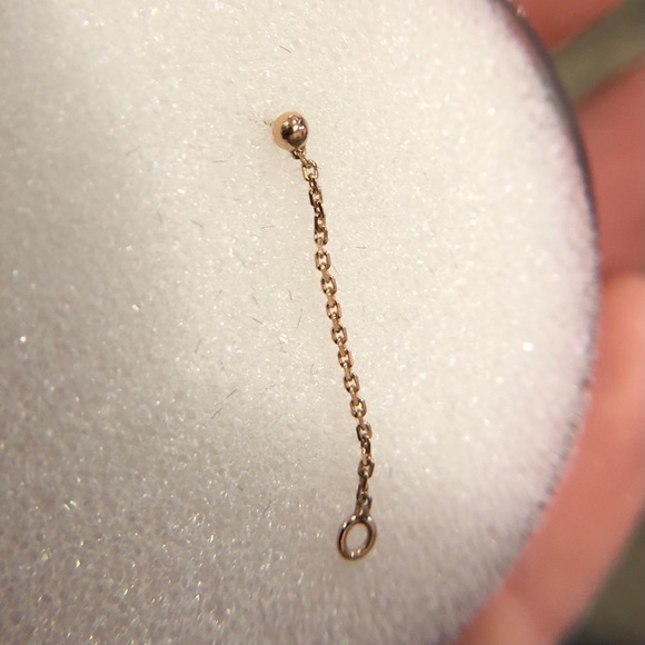 Dottie with lasso 14k rose gold end - Pupil Hall - Picture 3 of 4